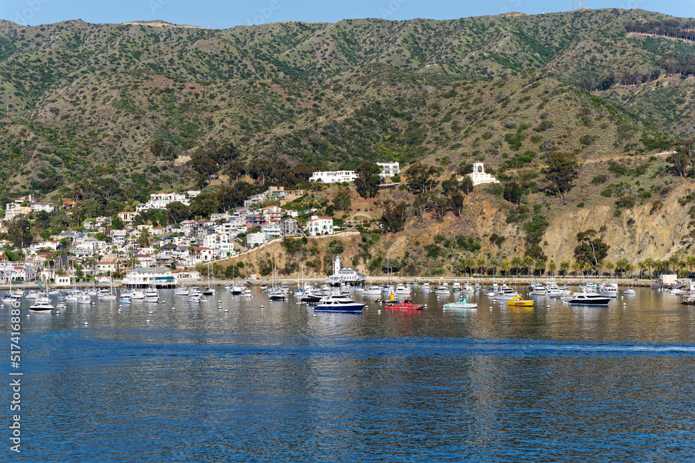 Yachts and Boats in Avalon Harbor