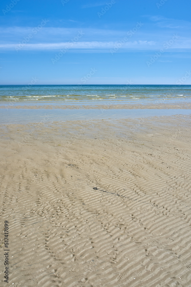 Beautiful landscape of the beach with a blue sky and copy space on a summer day. Peaceful and scenic view of the ocean shore or sand on a sunny afternoon. The calm sea outdoors in nature Beautiful landscape of the beach with a blue sky and copy space on a summer day. Peaceful and scenic view of the ocean shore or sand on a sunny afternoon. The calm sea outdoors in nature