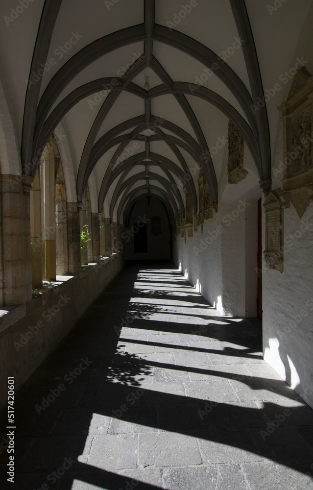 Obraz premium Xanten (Niederrhein), ehem. Stiftskirche St. Viktor, Kreuzgang