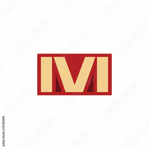 square letter m logo design