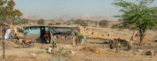 Panorama Indian Roadside