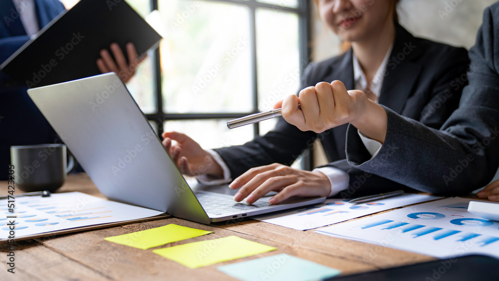 team of financiers are analyzing the company's earnings at meetings, intercompany business meetings. team of financiers are analyzing the company's earnings at meetings, intercompany business meetings.