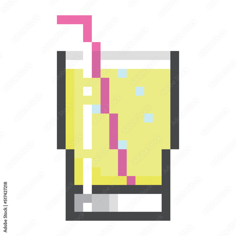 ドット絵で描いたカクテル ドット絵で描いたカクテル