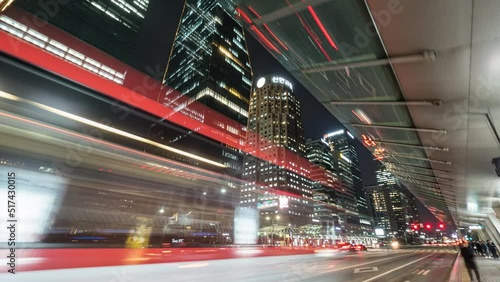 서울 여의도의 야경, Night view of Yeouido, Seoul photo