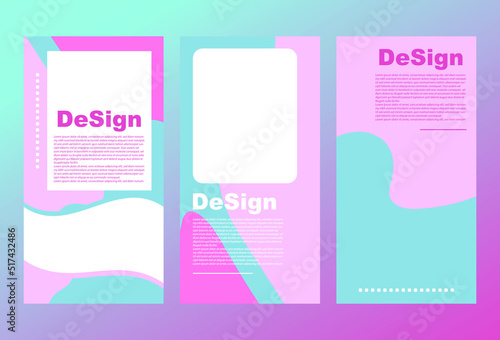 set of banners