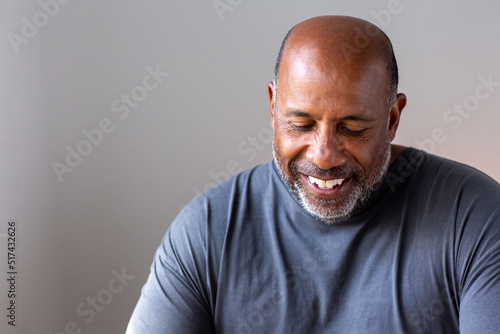 Portrait of a mature man smiling looking the camera. © digitalskillet1