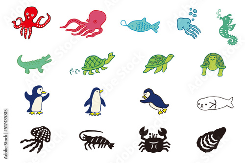 動物いろいろ(水編)