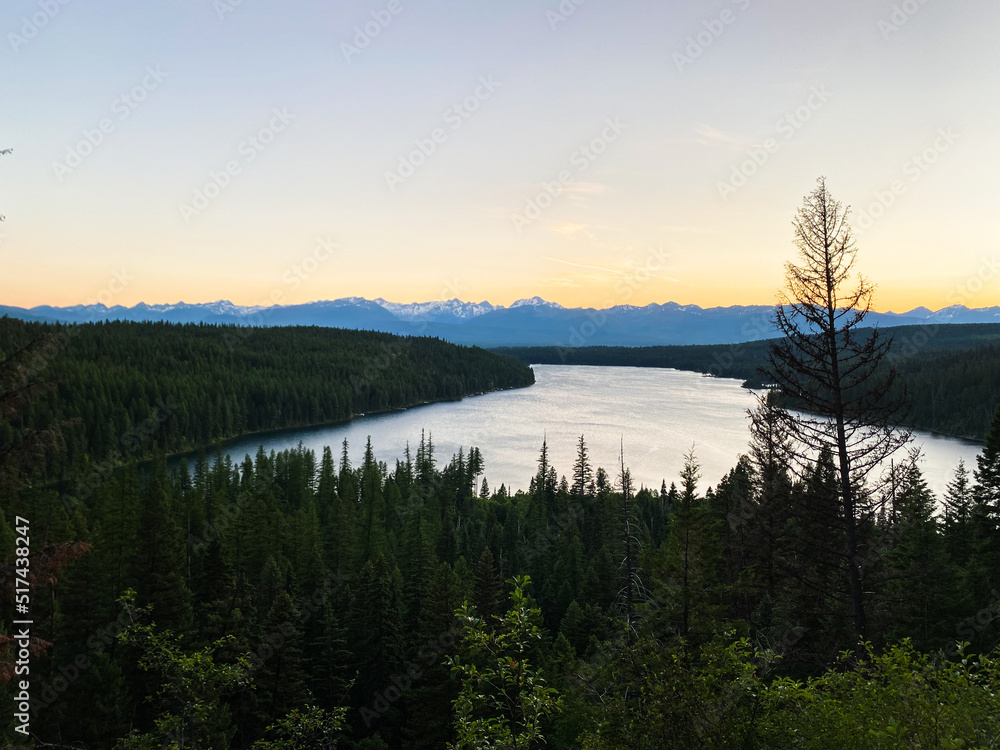 Dusk at Holland Lake Dusk at Holland Lake