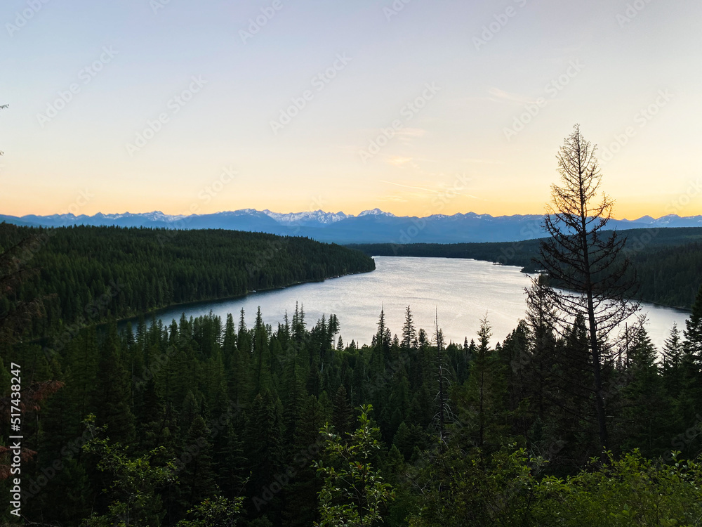 Dusk at Holland Lake