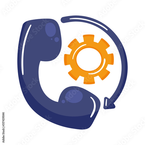 telephone with gear photo