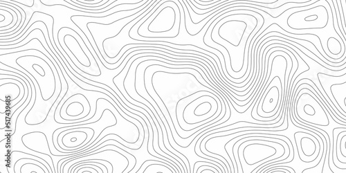 Map of heights seamless pattern. Contour topographic maps wavy lines, contoured relief texture and topographical mountains and topography plains contours background illustration .