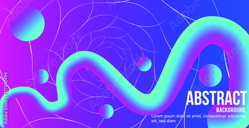 abstract gradient background illustrator with circles