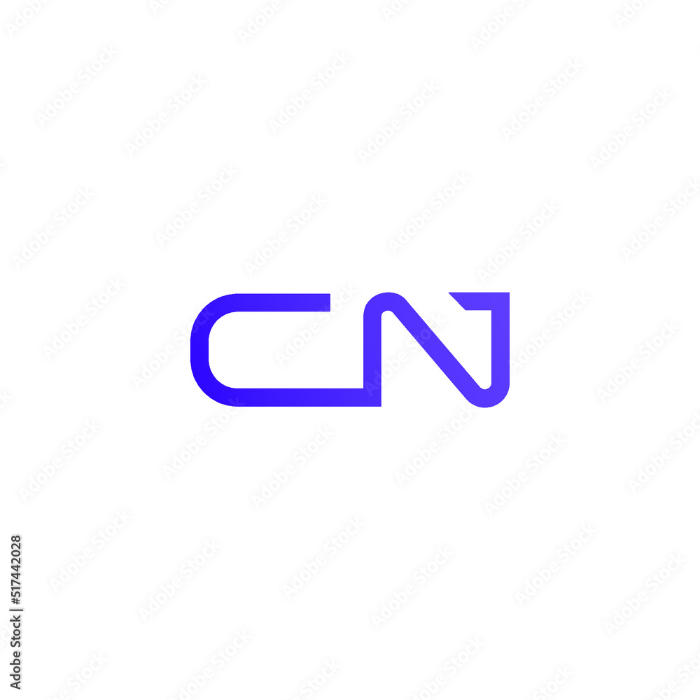 CN Logo Initial Simple and Clean Modern Design CN Logo Initial Simple and Clean Modern Design