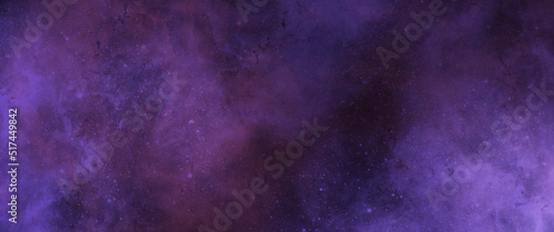 Fotografia Nebula and galaxies in space