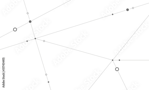 Simple polygonal structure network connected dots and lines background template. Blockchain linked global digital database graphic vector.