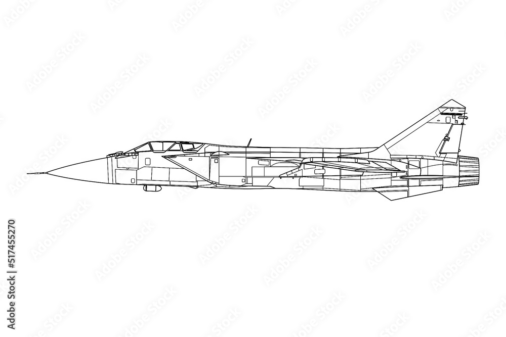 Avión de caza supersónico MIG-31 Avión de caza supersónico MIG-31