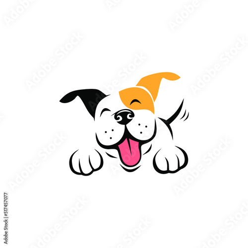 illustration of a spoiled and adorable dog, perfect for pet companies