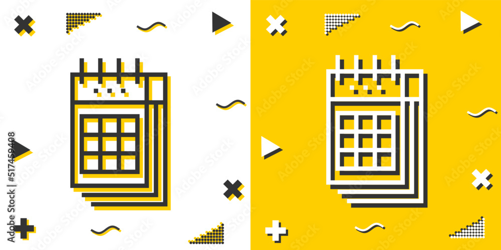 Fototapeta premium calendar line icon. Simple outline style.calendar linear sign. Vector illustration isolated on white background. Editable stroke EPS 10