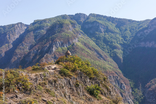 Halidzor watchtower in the Zangezur Mountains, Armenia photo