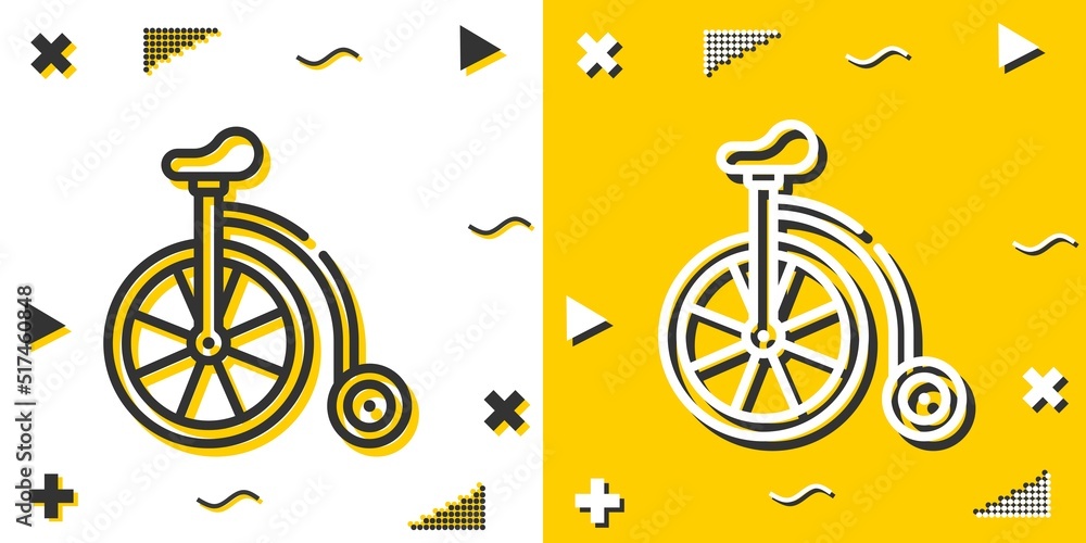 Fototapeta premium bicycle line icon. Simple outline style.bicycle linear sign. Vector illustration isolated on white background. Editable stroke EPS 10