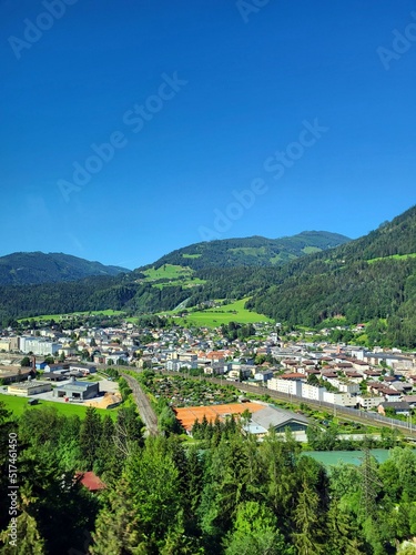 Blick auf Bischhofshofen