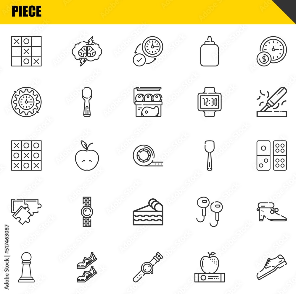 piece vector line icons set. tic tac toe, pawn and tic tac toe Icons. Thin line design. Modern outline graphic elements, simple stroke symbols stock illustration piece vector line icons set. tic tac toe, pawn and tic tac toe Icons. Thin line design. Modern outline graphic elements, simple stroke symbols stock illustration