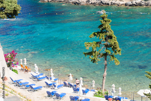 Fototapeta Naklejka Na Ścianę i Meble -  Paleokastritsa beach on Korfu, Greece
