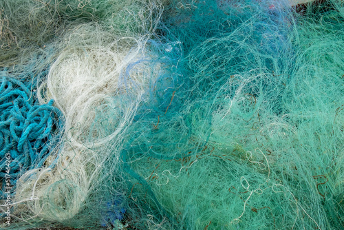 Fischernetze und Taue
