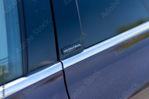 Cluj-Napoca, Cluj-Romania-05.05.2022-Renault Talisman DCi 160 Initiale Paris is a 2016 Sedan model with 6 speed automatic gear,  high-quality features as standard,  two-tone Nappa leather
