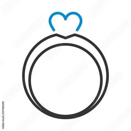 Valentine Heart Ring Icon