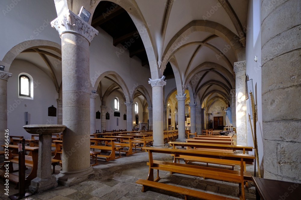 The gothic church of S. Lucia in Magliano de Marsi, Abruzzo, Italy	