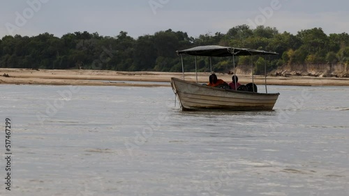 Local people living and working close to nature along the Rufiji River in Tanzania  photo