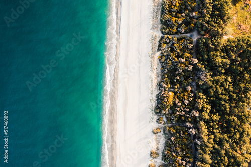 Trapical sandy beach photo