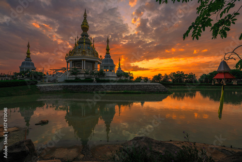 Wat Thung Setthi is one of the most beautiful sculptures in Thailand, Tambon Phra Lap, Amphoe Mueang Khon Kaen, Changwat Khon Kaen, Thailand. © bangprik