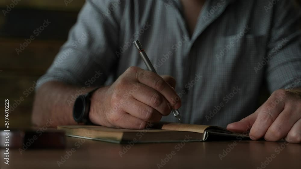 Artists hands drawing wooden pencil writes line on paper. 4k footage Artists hands drawing wooden pencil writes line on paper. 4k footage