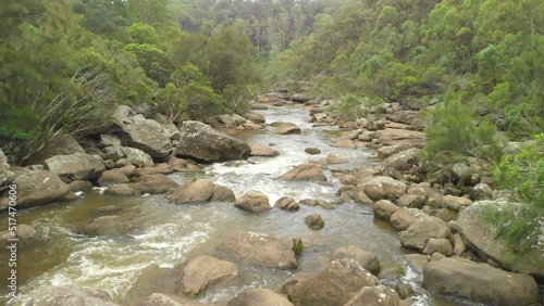 Drone video of Nortons Basin, near Mulgoa, NSW, Australia photo