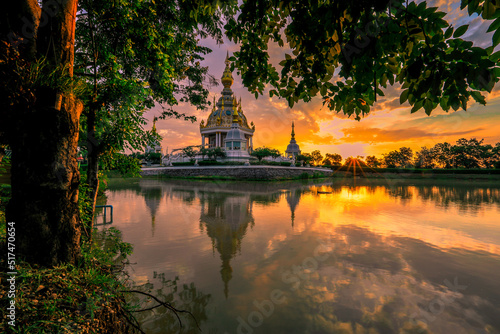 Wat Thung Setthi is one of the most beautiful sculptures in Thailand, Tambon Phra Lap, Amphoe Mueang Khon Kaen, Changwat Khon Kaen, Thailand.