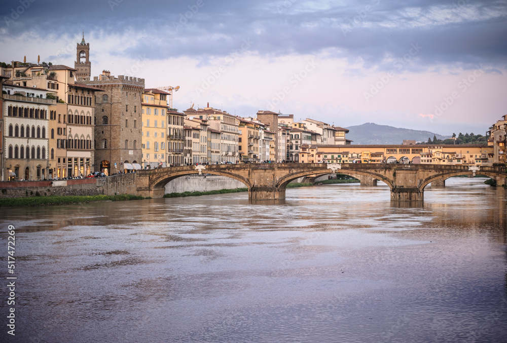 Fototapeta premium Most złotników Florence Italy