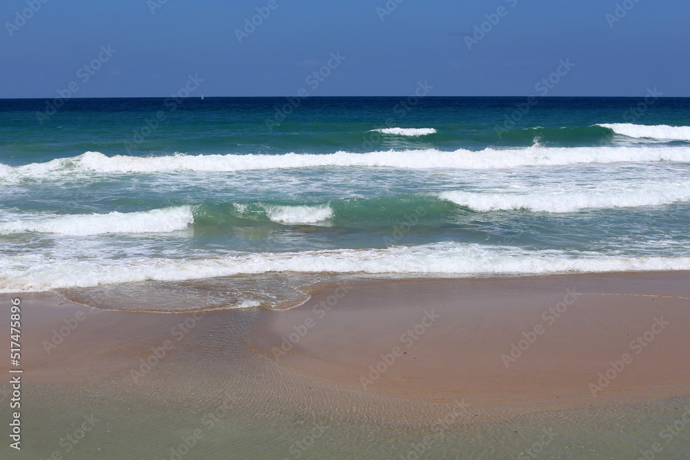 Mediterranean coast in northern Israel