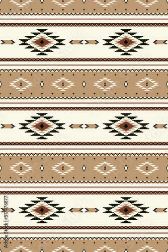 Wallpaper Mural Ethnic seamless pattern.  Native American tribal illustration.  Southwest design. Torontodigital.ca