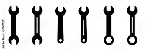 Wrench icon. Repair icon. Services icon, vector illustration