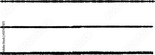 Grunge tiny lines . Vector brush Stroke . Rough edges . Black isolated paintbrush collection . Modern Textured lines . Dry border in Black . 