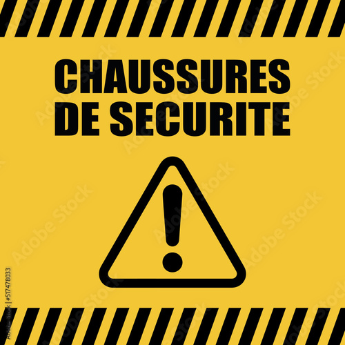 Logo chaussures de sécurité.