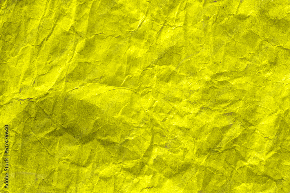 Yellow Ruff Paper Texture High detail of the abstract texture of the packaging paper. The texture ...