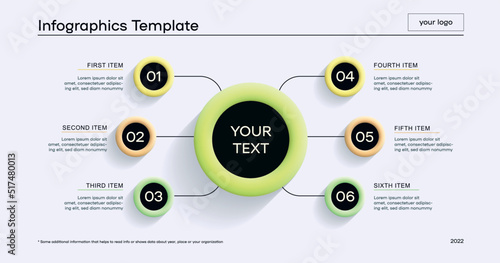 Infographics template. Modern data visualization. Business infographics elements