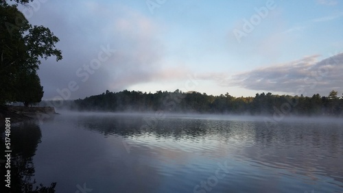 fog over the lake