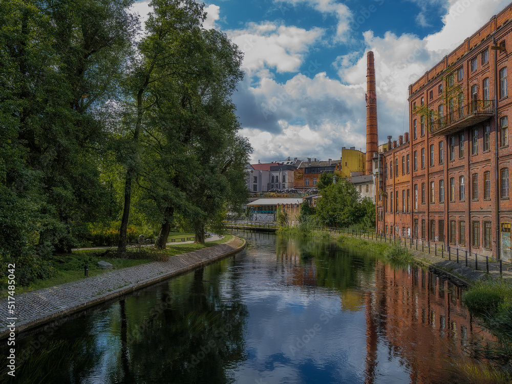 Canal in the Bydgoszcz City