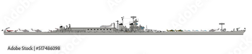 Barco de guerra acorazado portaviones photo