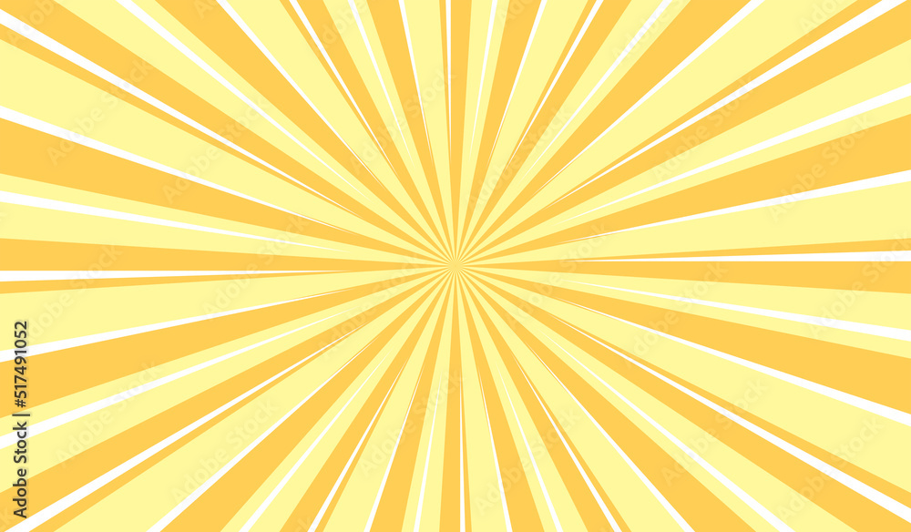 Fototapeta premium 太陽光 抽象 黄色 オレンジ 背景