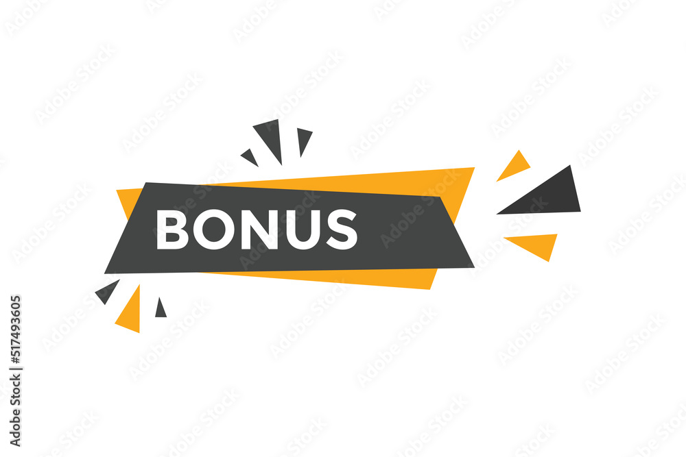 Bonus button. Bonus Speech Bubble banner template.
Bonus button. Bonus Speech Bubble banner template.
